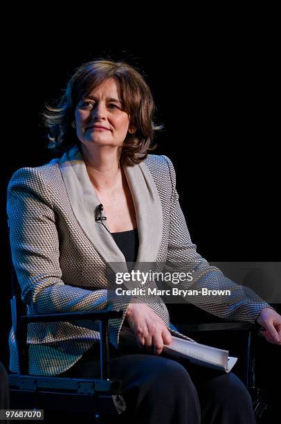 Cherie Blair attends day 2 of the "Women In The World: Stories and Solutions" Summit at Hudson Theatre on March 13, 2010 in New York City.