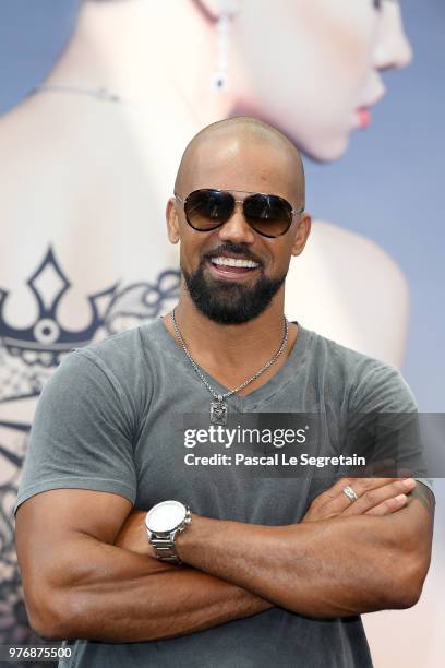 Shemar Moore from the serie "S.W.A.T" attends a photocall during the 58th Monte Carlo TV Festival on June 17, 2018 in Monte-Carlo, Monaco.