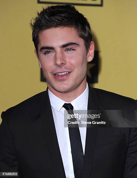 Zac Efron attends the 15th Annual Critics' Choice Movie Awards at The Paladium on January 15, 2010 in Hollywood, California.