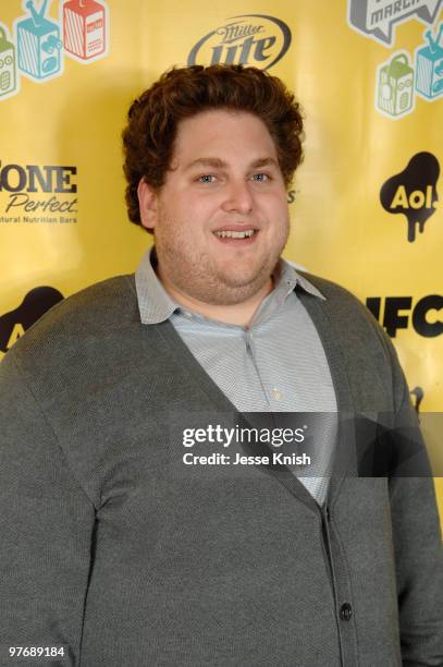 Jonah Hill attends the Cyrus Red Carpet Arrivals And Greenroom at 2010 SXSW Festival at Paramount Theater on March 13, 2010 in Austin, Texas.