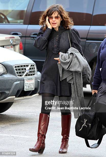 Lisa Loeb is seen on March 13, 2010 in Santa Monica, California.