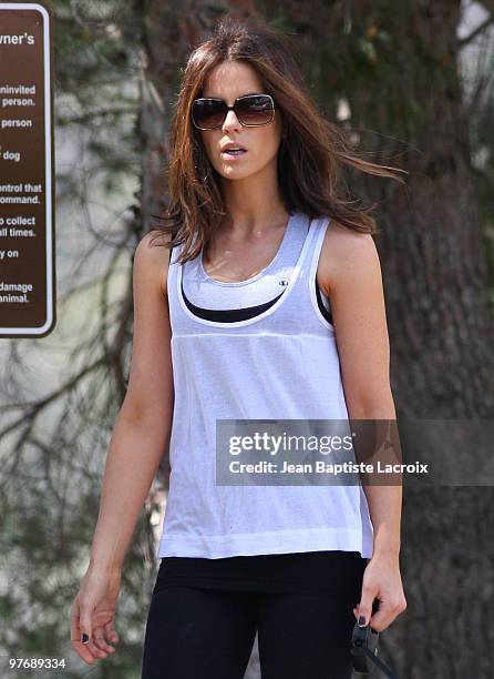 Exclusive Coverage** Kate Beckinsale is seen on March 13, 2010 in Santa Monica, California.