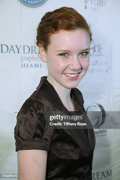 Madisen Beaty attends the Multicultural Learning Center's 2nd Annual Harmony Gala Benefit Dinner at Pickwick Gardens on March 13, 2010 in Burbank,...