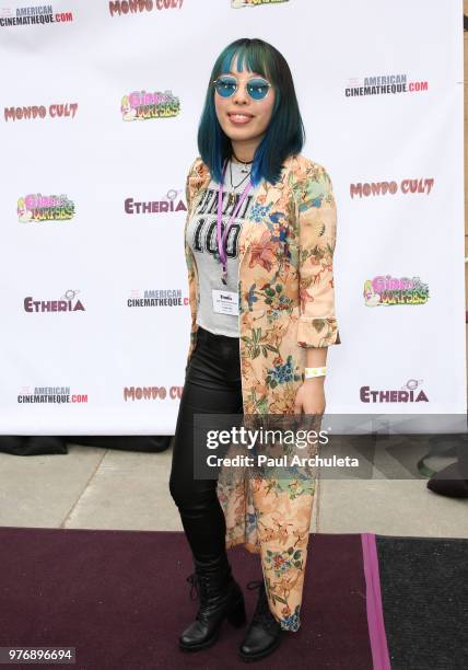 Director Cidney Hue attends the Etheria Film Night at the Egyptian Theatre on June 16, 2018 in Hollywood, California.