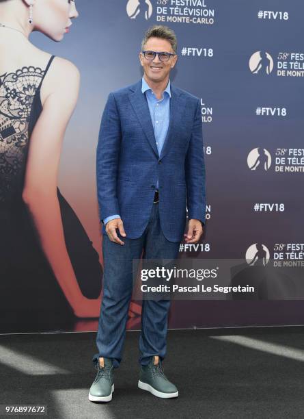 Tim Daly from the serie "Madam Secretary" attends a photocall during the 58th Monte Carlo TV Festival on June 17, 2018 in Monte-Carlo, Monaco.