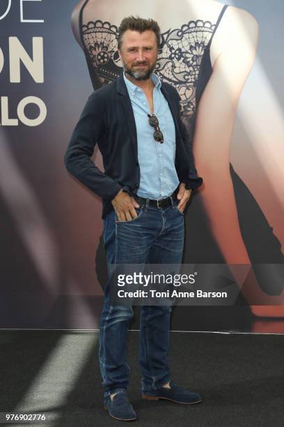 Alexandre Brasseur from the serie 'Demain Nous Appartient' attends a photocall during the 58th Monte Carlo TV Festival on June 16, 2018 in...