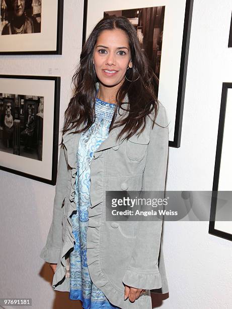Actress Sheetal Sheth attends 'Retrospective: The Work of Victor Friedman' hosted by Faraci Art + Design on March 13, 2010 in Santa Monica,...