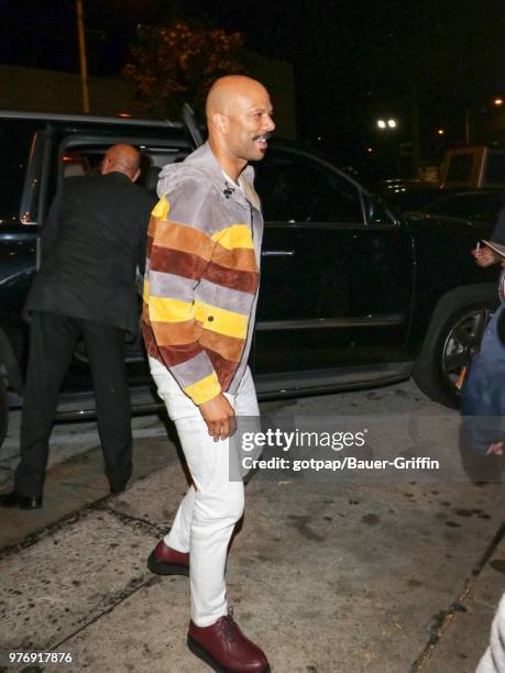 Common is seen on June 16, 2018 in Los Angeles, California.