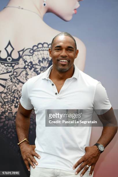 Jason George from the serie "Station 19" attends a photocall during the 58th Monte Carlo TV Festival on June 17, 2018 in Monte-Carlo, Monaco.