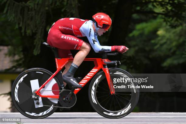 Jose Goncalves of Portugal and Team Katusha Alpecin / during the 82nd Tour of Switzerland 2018, Stage 9 a 34,1km individual time trial stage from...