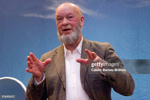 Michael Eavis speaks at the International Live Music Conference at Royal Garden Hotel on March 14, 2010 in London, England.