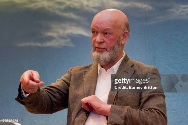 Michael Eavis speaks at the International Live Music Conference at Royal Garden Hotel on March 14, 2010 in London, England.