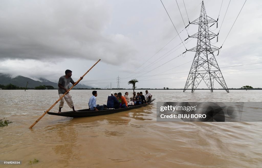 INDIA-WEATHER-MONSOON-FLOOD