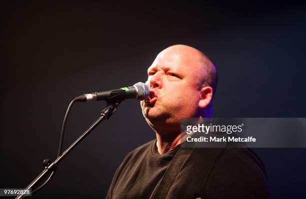 Black Francis of The Pixies performs on stage in concert at the Hordern Pavilion on March 14, 2010 in Sydney, Australia.