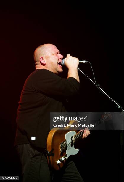 Black Francis of The Pixies performs on stage in concert at the Hordern Pavilion on March 14, 2010 in Sydney, Australia.