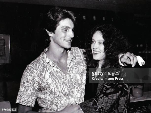 Eric Roberts and Sandy Dennis circa 1981 in New York.