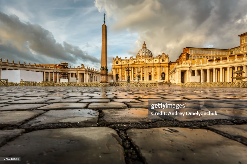 St. Peters Square, Rome, Italy