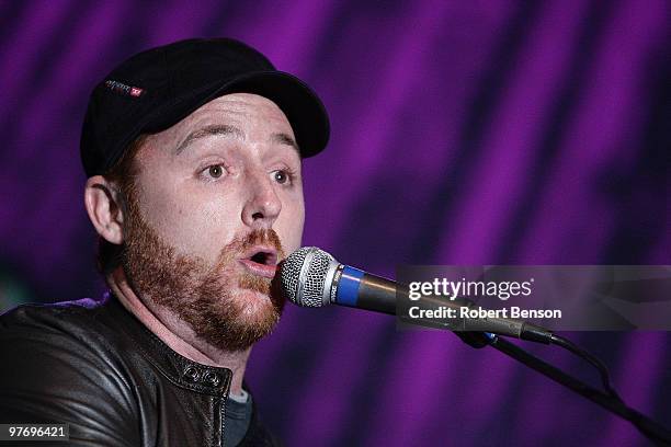 Scott Grimes from Band with TV performs at the grand opening of Loehmann's in Costa Mesa on March 13, 2010 in Costa Mesa, California.