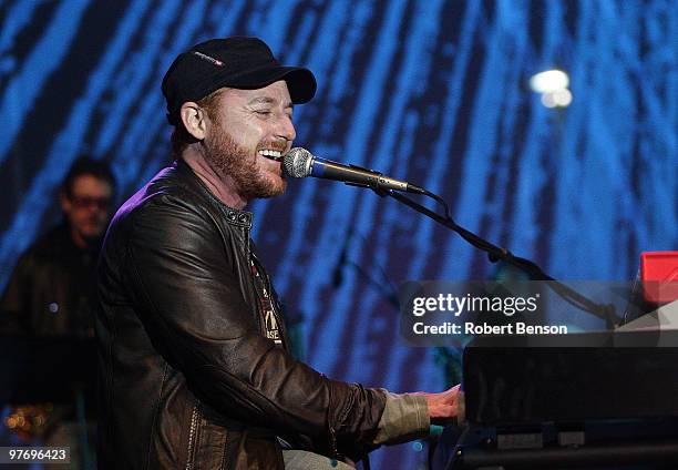 Scott Grimes from Band with TV performs at the grand opening of Loehmann's in Costa Mesa on March 13, 2010 in Costa Mesa, California.