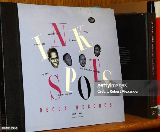 Decca label 78 rpm record album by The Ink Spots released in 1946 for sale in a Santa Fe, New Mexico, antique shop.
