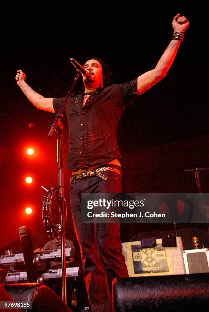 Michael Franti performs at Freedom Hall on March 13, 2010 in Louisville, Kentucky.