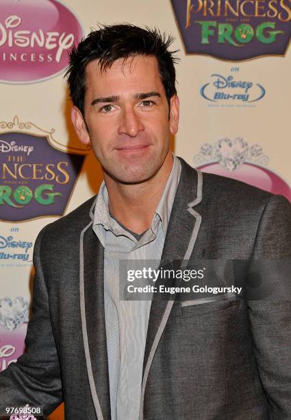 Matt Walton attends Princess Tiana's official induction into the Disney Princess Royal Court and "The Princess and the Frog" DVD launch at The New...