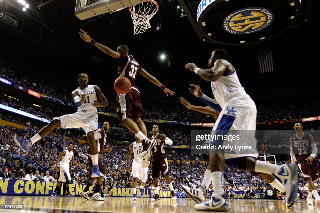 SEC Basketball Tournament - Mississippi St. v Kentucky