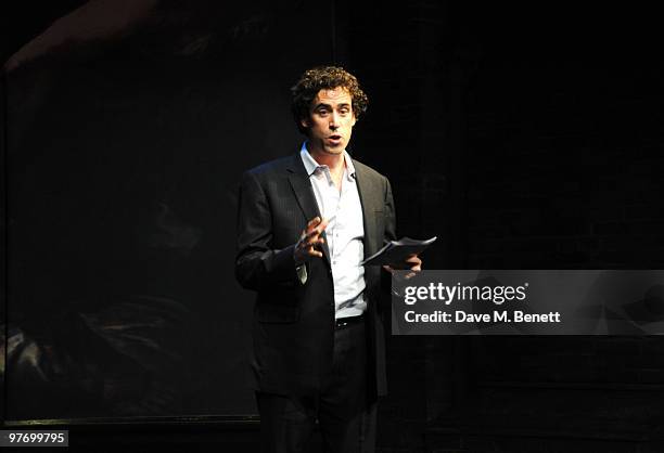 Stephen Mangan attends the Almeida 2010 Fundraising Gala, at the Almeida Theatre on March 14, 2010 in London, England.