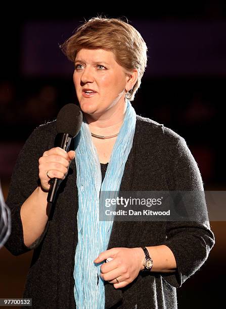 Clare Balding presents the 'Best in Show' at the 2010 Crufts dog show on March 14, 2010 in Birmingham, England. During this year's four-day...