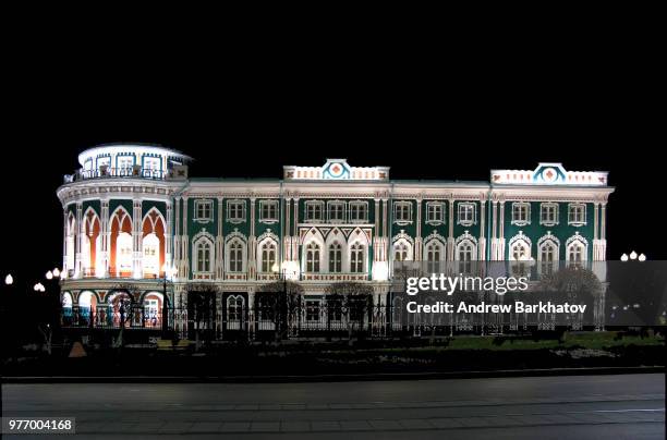 the house of a merchant of sevastyanov - merchant house stock pictures, royalty-free photos & images