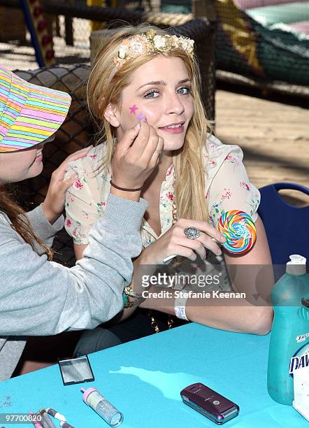 Actress Mischa Barton attends the Make-A-Wish Foundation's Day of Fun hosted by Kevin & Steffiana James held at Santa Monica Pier on March 14, 2010...