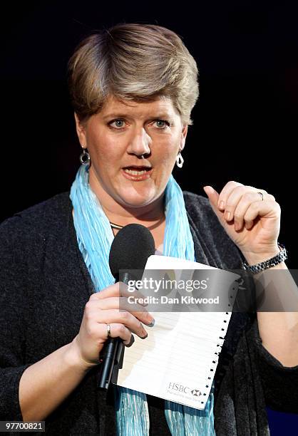 Clare Balding presents the 'Best in Show' at the 2010 Crufts dog show on March 14, 2010 in Birmingham, England. During this year's four-day...