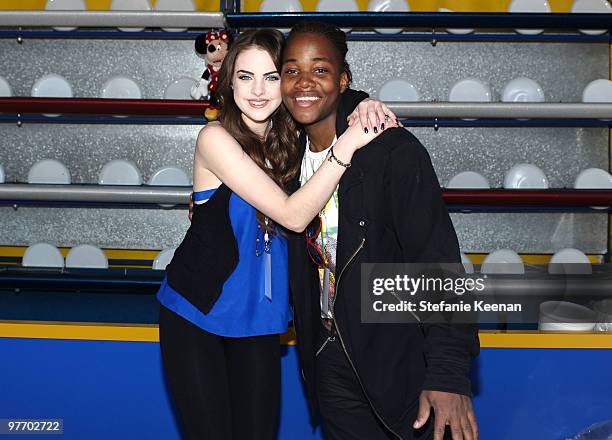 Actress Elizabeth Gillies attends the Make-A-Wish Foundation's Day of Fun hosted by Kevin & Steffiana James held at Santa Monica Pier on March 14,...