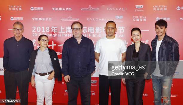 American film producer David Permut, Hungarian director Ildiko Enyedi, Turkish director Semih Kaplanoglu, Chinese director Jiang Wen, Chinese actress...