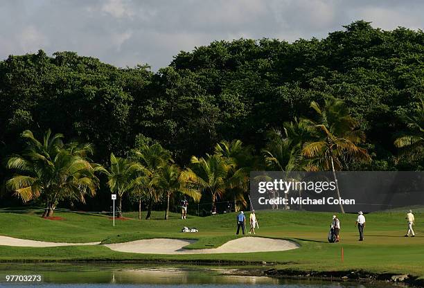 View of the sixth hole during the third round of the Puerto Rico Open presented by Banco Popular at Trump International Golf Club held on March 14,...