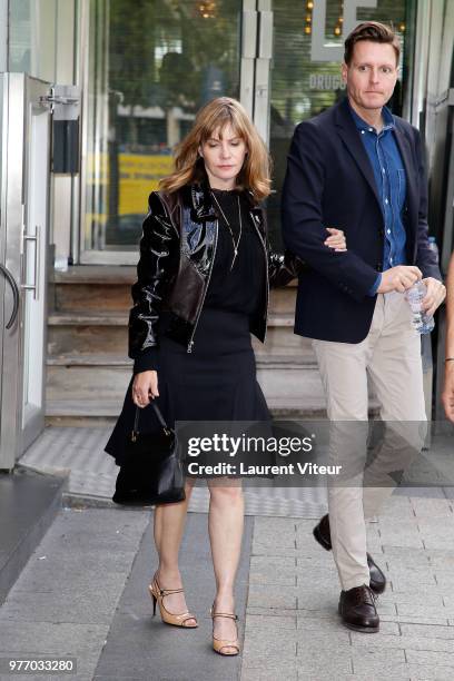 Jennifer Jason Leigh attends "7th Champs Elysees Film Festival at Cinema Publicis on June 17, 2018 in Paris, France.