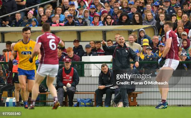 Roscommon , Ireland - 17 June 2018; Galway manager Kevin Walsh during the Connacht GAA Football Senior Championship Final match between Roscommon and...