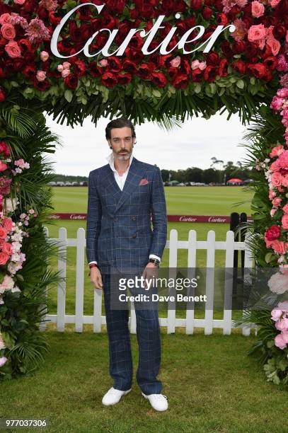 Richard Biedul attends the Cartier Queen's Cup Polo at Guards Polo Club on June 17, 2018 in Egham, England.