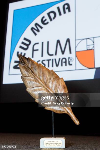 General atmosphere shot at the 9th Annual New Media Film Festival at James Bridges Theater on June 16, 2018 in Los Angeles, California.