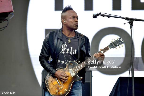 Musician 'Captain' Kirk Douglas of The Roots performs onstage during Smokin' Grooves Festival at The Queen Mary on June 16, 2018 in Long Beach,...