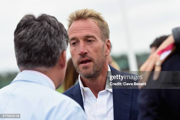 Ben Fogle attends the Cartier Queen's Cup Polo at Guards Polo Club on June 17, 2018 in Egham, England.