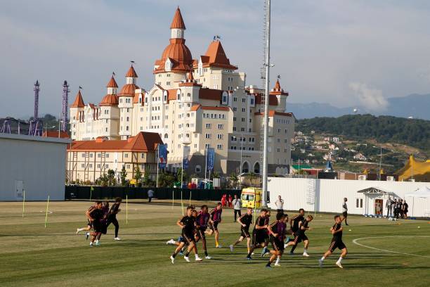 RUS: Belgium Training Session - 2018 FIFA World Cup Russia