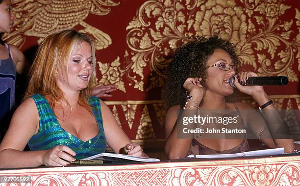 Geri Halliwell and Melanie Brown