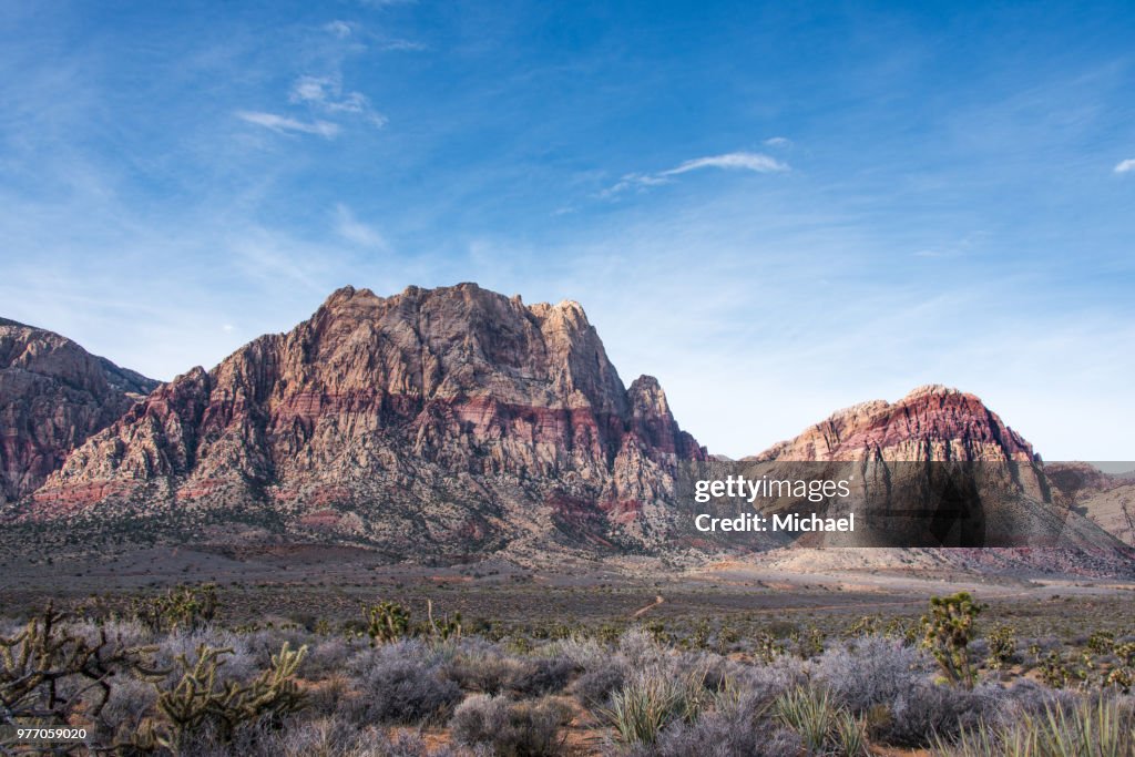 Red Rocks Mountians Red Rock Canyon Mountains High-Res Stock Photo - Getty Images