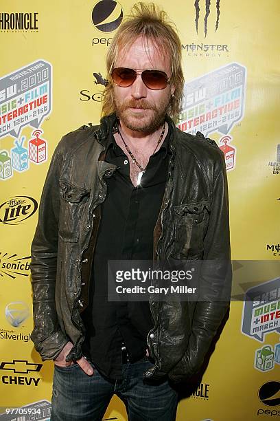 Actor Rhys Ifans arrives on the red carpet for a screening of Mr. Nice at the Paramount Theater during the South By Southwest Film Festival on March...