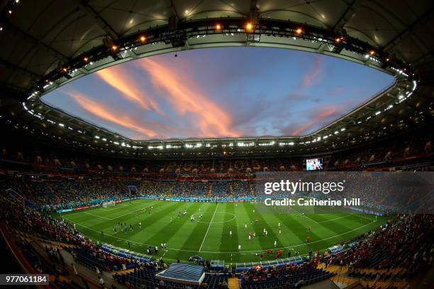 General View of Rostov Arena prior to the 2018 FIFA World Cup Russia group E match between Brazil and Switzerland at Rostov Arena on June 17, 2018 in...