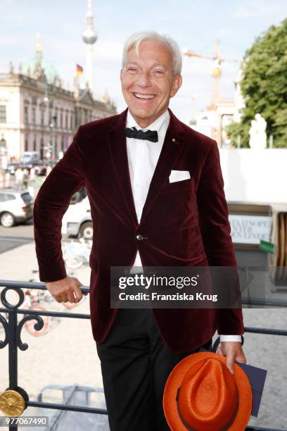 Jo Groebel attends the 'Staatsoper fuer alle' open air concert at Bebelplatz on June 17, 2018 in Berlin, Germany.