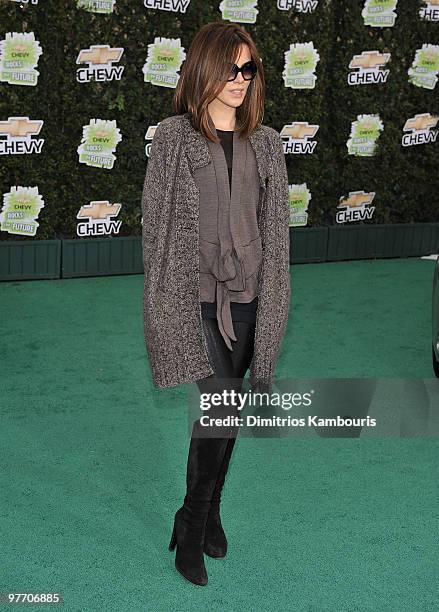 Actress Kate Beckinsale arrives at Chevy Rocks The Future at the Buena Vista Lot at The Walt Disney Studios on February 19, 2008 in Burbank,...