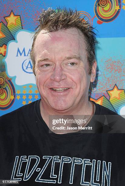 Tom Arnold arrives at the Make A Wish Foundation event hosted by Kevin and Steffiana James at Santa Monica Pier on March 14, 2010 in Santa Monica,...