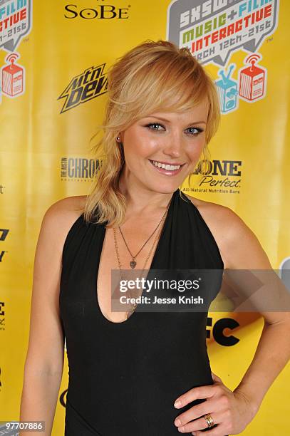 Malin Akerman attends Elektra Luxx Red Carpet Arrivals and Greenroom at 2010 SXSW Festival on March 14, 2010 in Austin, Texas.